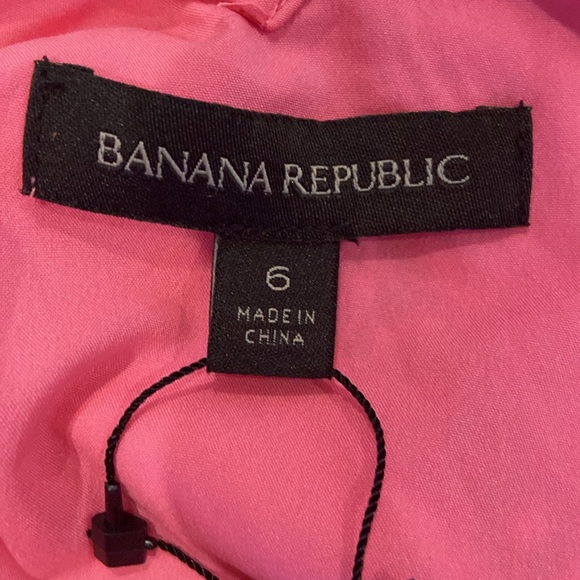 NWT Banana Republic Lace Trim Dress, Pink SIZE 6!! - Picture 8 of 9